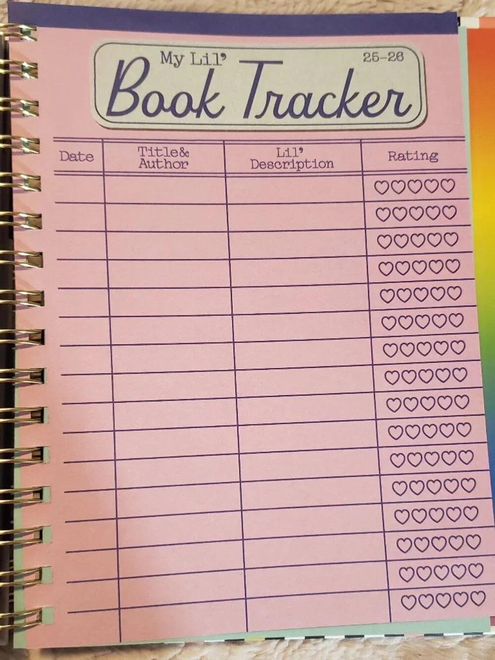 NEW- ban.do 17 Month Planner. Notes, Trackers, stickers.